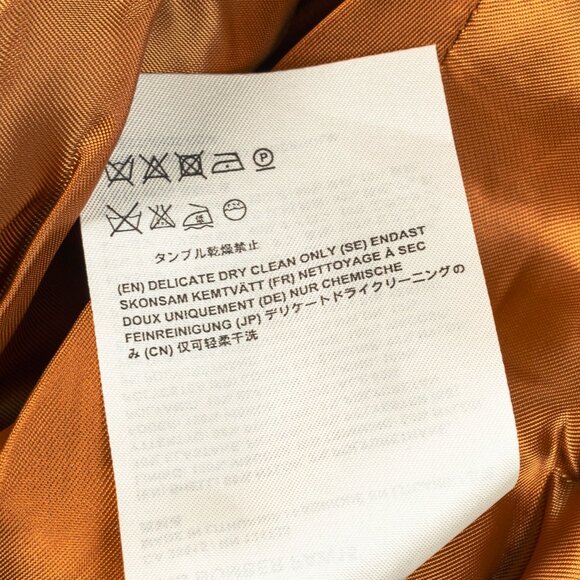 Acne Studios Pag Bomber Black Nylon A-Line Midi Skirt - Picture 8 of 8